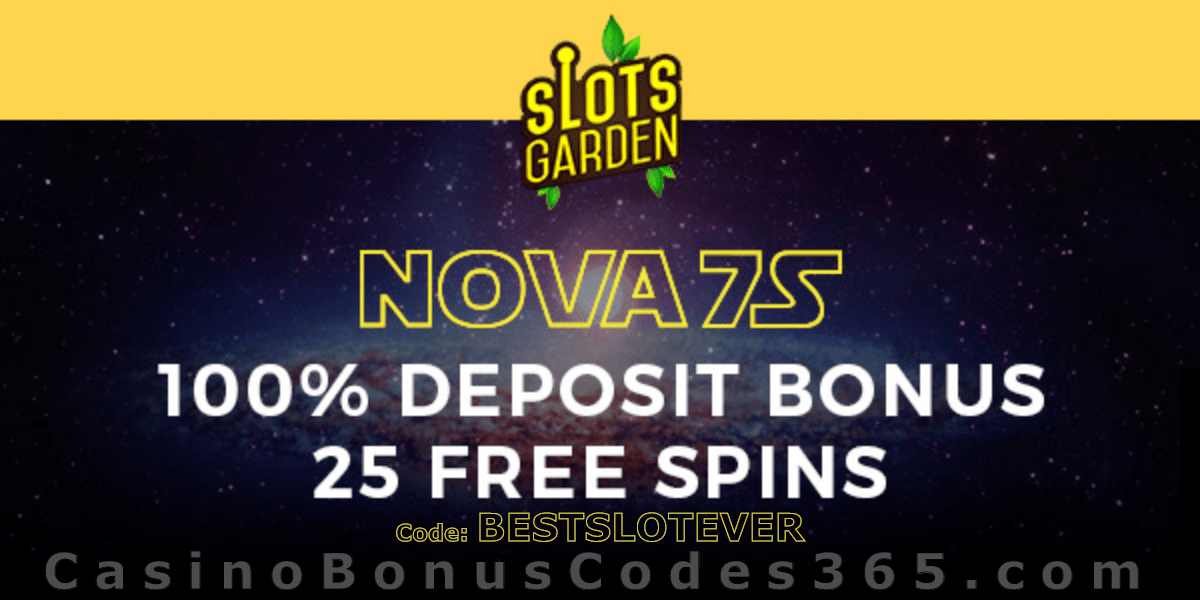 Slots garden casino free money codes
